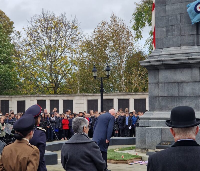 Laying of the First Poppy